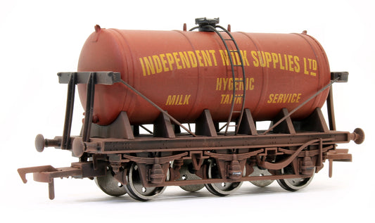 Independent Milk Supplies 6 Wheel Milk Tanker - Weathered