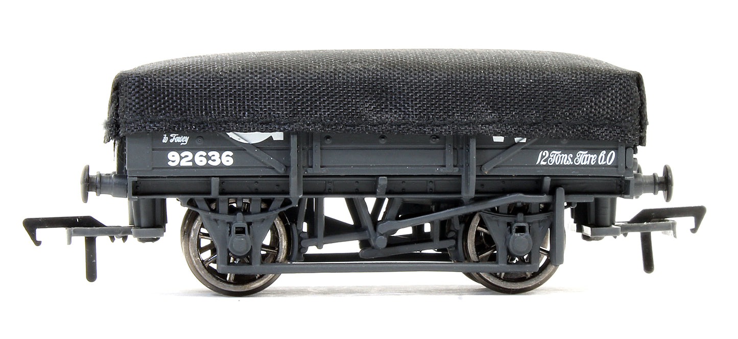 Pre-Owned Set Of 3 China Clay Wagons With Flat Hoods GWR Grey