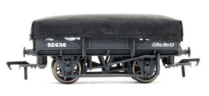Pre-Owned Set Of 3 China Clay Wagons With Flat Hoods GWR Grey