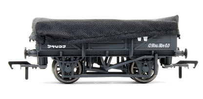 Pre-Owned Set Of 3 China Clay Wagons With Flat Hoods GWR Grey