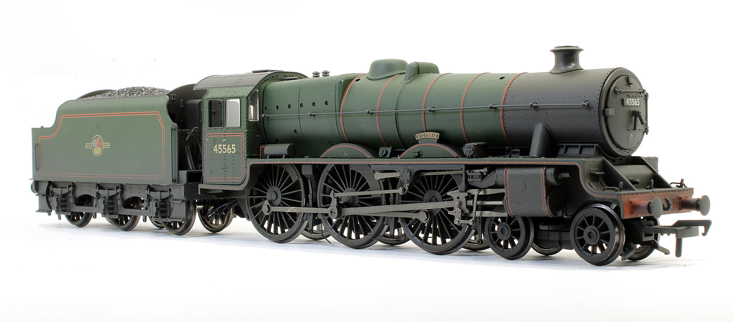Pre-Owned Jubilee 45565 'Victoria' BR Green Late Crest Steam Locomotive (Weathered)