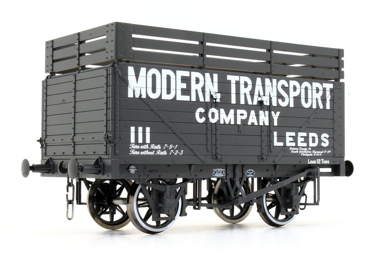 Pre-Owned 8 Plank Wagon Modern Transport (Three Coke Rails) No.111