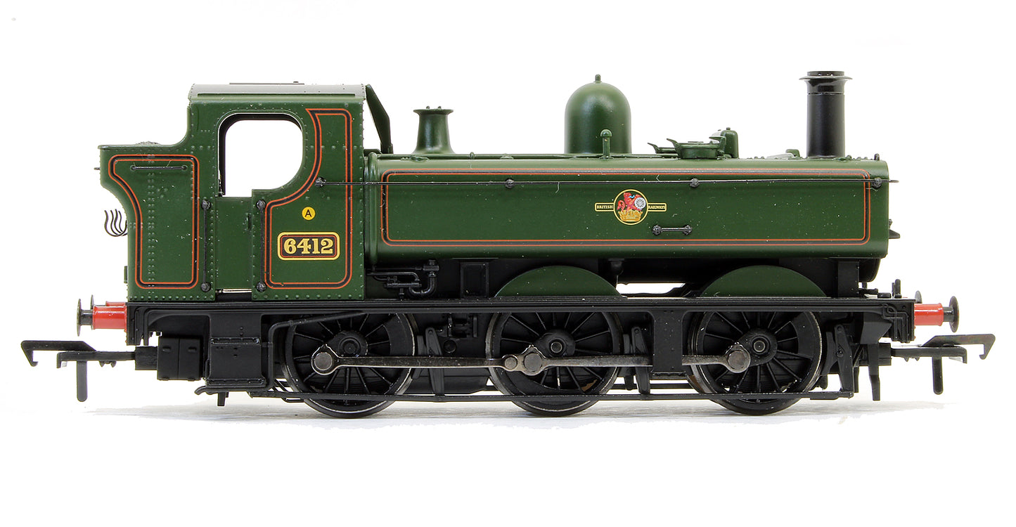 Pre-Owned 31-637 Class 64XX Pannier Tank 6412 BR Green Late Crest Steam Locomotive