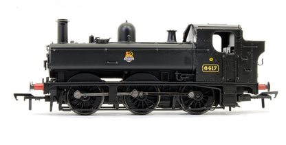 Class 64XX Pannier Tank 6417 BR Black Early Emblem Steam Locomotive