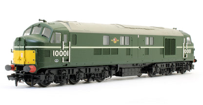 Pre-Owned LMS 10001 BR Green Eggshell Blue Waistband Diesel Locomotive - DCC Fitted