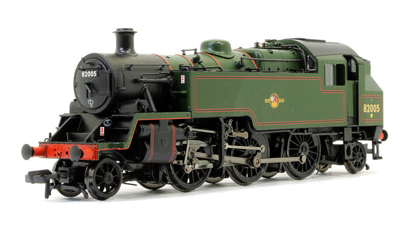 Pre-Owned BR Standard Class 3MT Tank 82005 BR Lined Green Late Crest Steam Locomotive