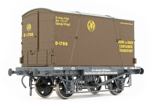 GWR Conflat 39612 BD2 Chocolate Container B-1788 Door to Door