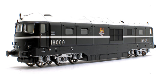 BR Gas Turbine 18000 Class BR Black with Silver Trim Diesel Locomotive