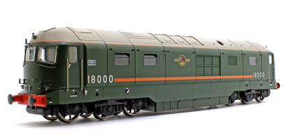 BR Gas Turbine 18000 Class Locomotive BR Green Late Crest Locomotive