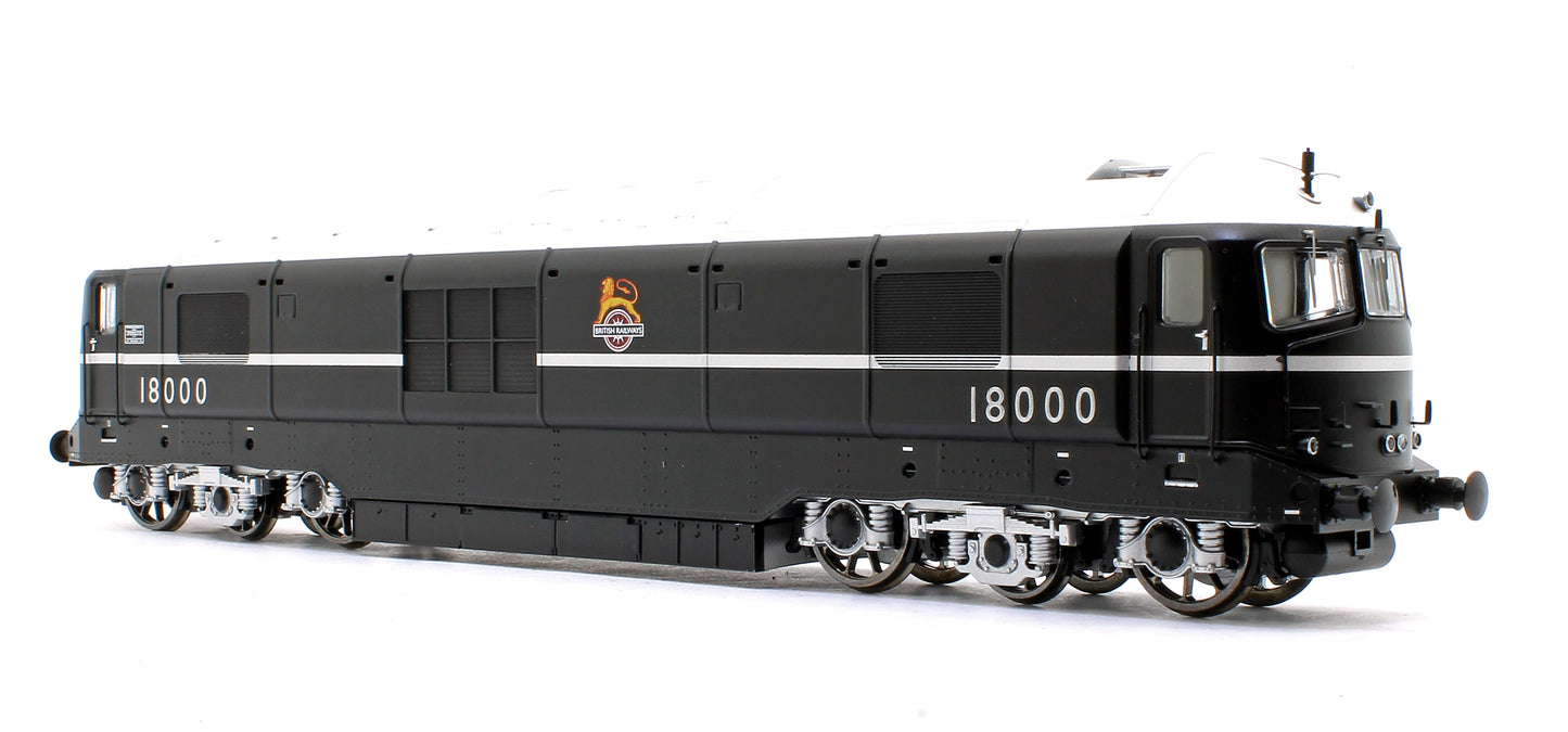 Pre-Owned BR Gas Turbine 18000 Class Locomotive BR Black with Silver Trim