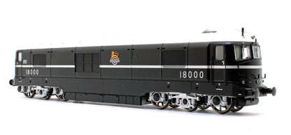 Pre-Owned BR Gas Turbine 18000 Class Locomotive BR Black with Silver Trim