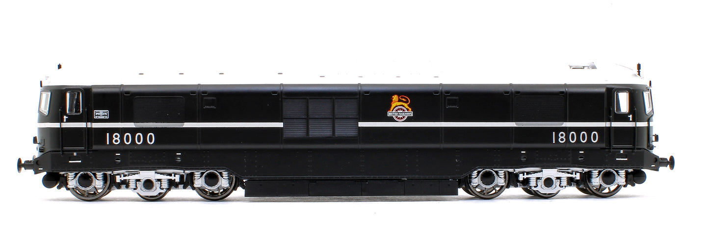 BR Gas Turbine 18000 Class BR Black with Silver Trim Diesel Locomotive