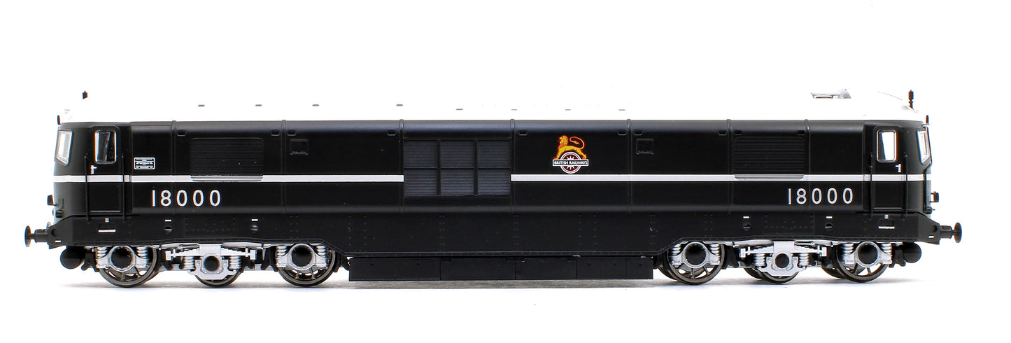 Pre-Owned BR Gas Turbine 18000 Class Locomotive BR Black with Silver Trim