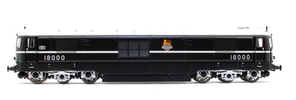 Pre-Owned BR Gas Turbine 18000 Class Locomotive BR Black with Silver Trim
