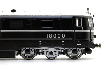 BR Gas Turbine 18000 Class BR Black with Silver Trim Diesel Locomotive