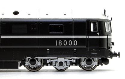 Pre-Owned BR Gas Turbine 18000 Class Locomotive BR Black with Silver Trim