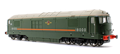 BR Gas Turbine 18000 Class Locomotive BR Green Late Crest Locomotive