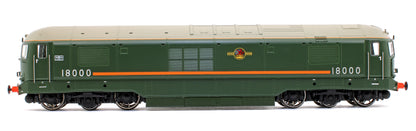 BR Gas Turbine 18000 Class Locomotive BR Green Late Crest Locomotive
