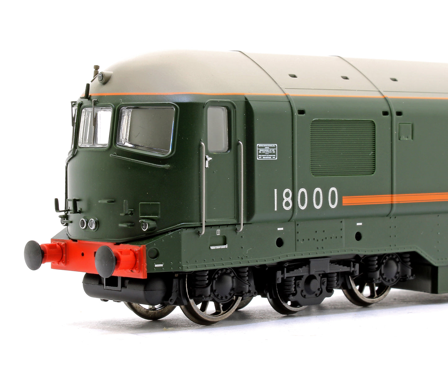 BR Gas Turbine 18000 Class Locomotive BR Green Late Crest Locomotive