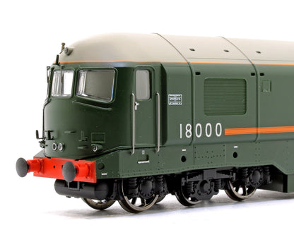BR Gas Turbine 18000 Class Locomotive BR Green Late Crest Locomotive