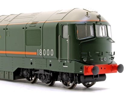 Pre-Owned BR Gas Turbine 18000 Class Locomotive BR Green Late Crest