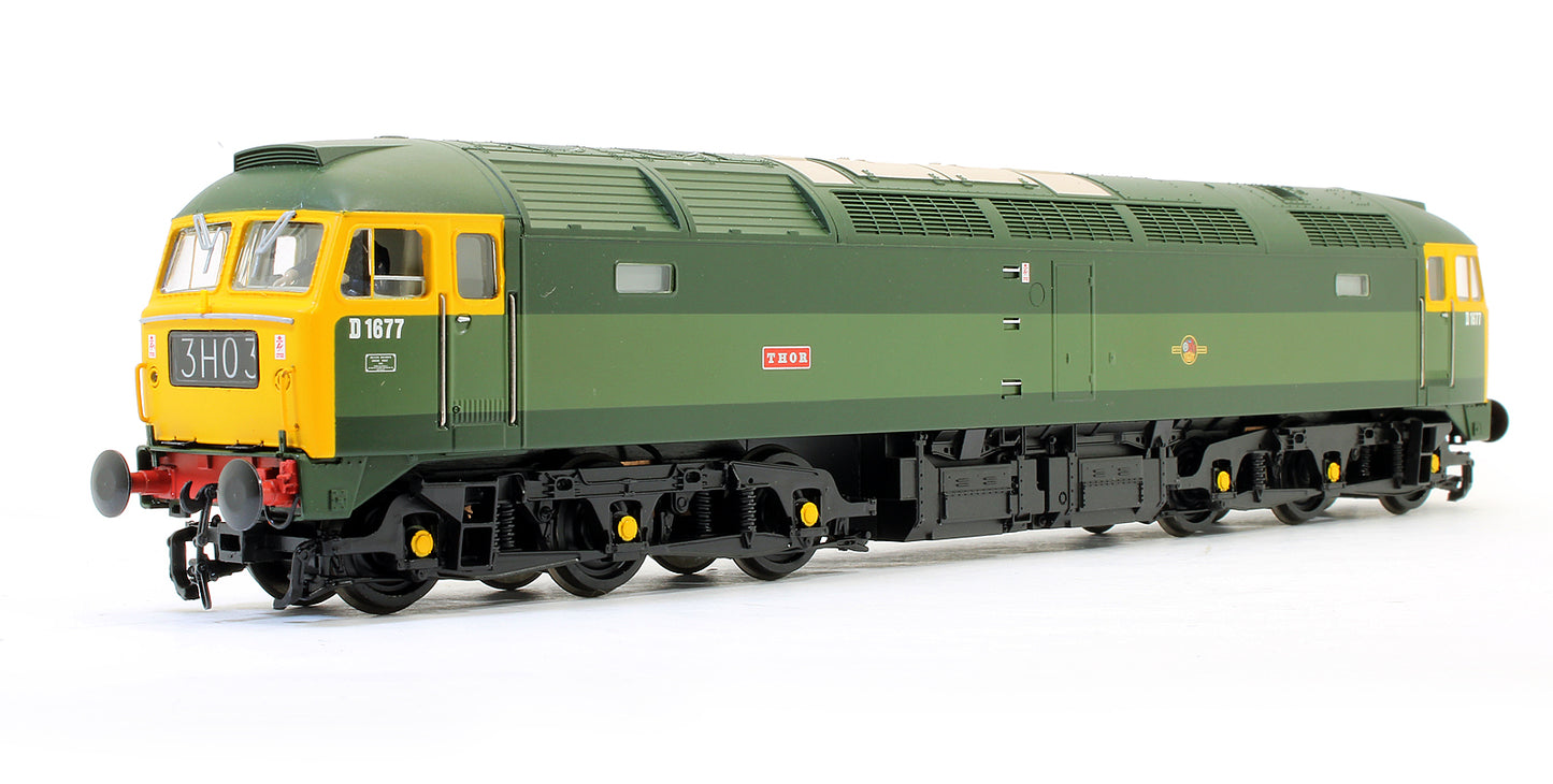 Pre-Owned Class 47 Diesel D1677 'Thor' BR Two Tone Green Diesel Locomotive (DCC Fitted)