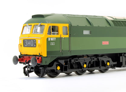 Pre-Owned Class 47 Diesel D1677 'Thor' BR Two Tone Green Diesel Locomotive (DCC Fitted)