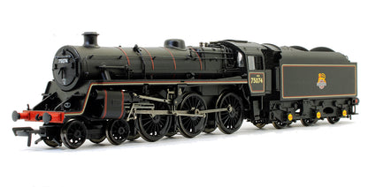 Pre-Owned Standard Class 4MT 75074 BR1B Tender BR Lined Black Early Emblem (DCC Fitted)