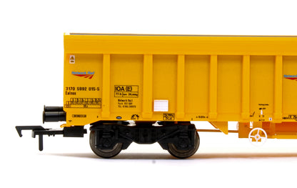 Pre-Owned 4F-045-014 IOA Ballast Wagon Network Rail Yellow 3170 5992 015-5