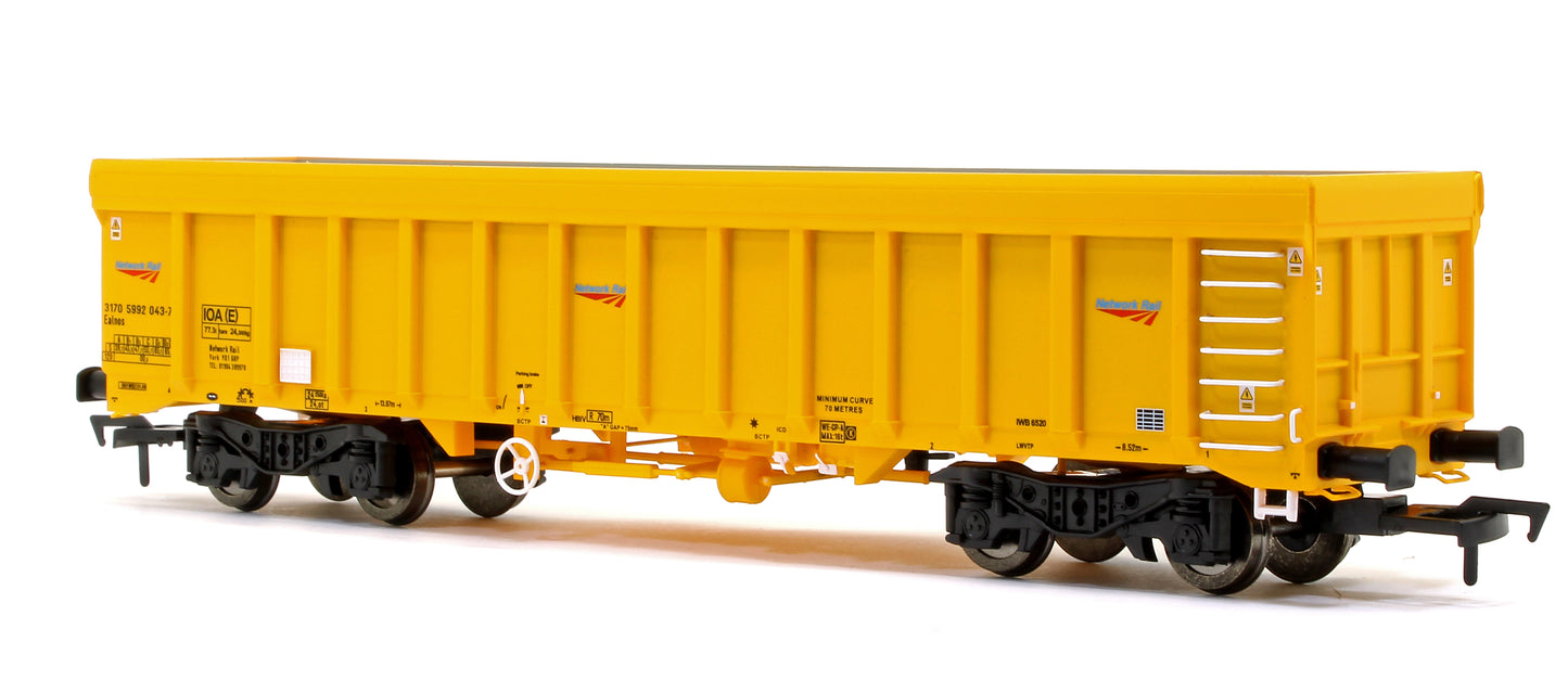 Pre-Owned 4F-045-015 IOA Ballast Wagon Network Rail Yellow 3170 5992 043-7
