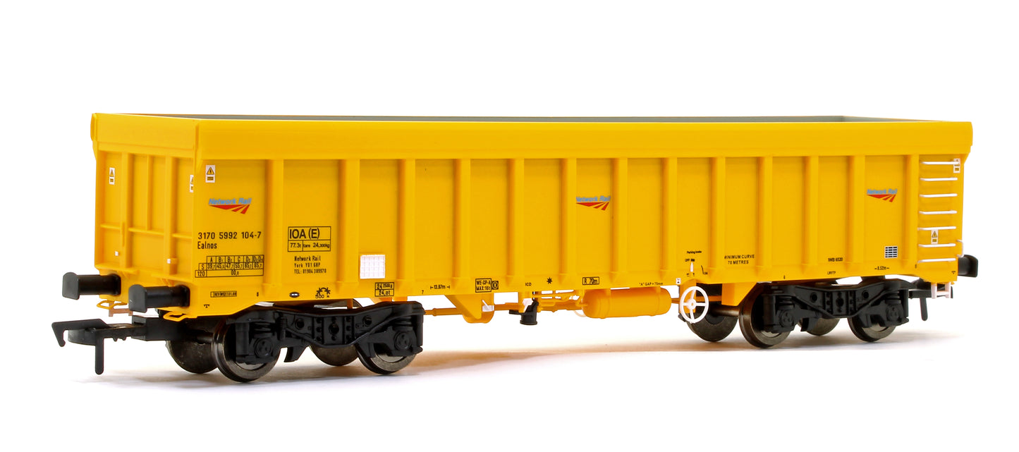 Pre-Owned 4F-045-016 IOA Ballast Wagon Network Rail Yellow 3170 5992 104-7