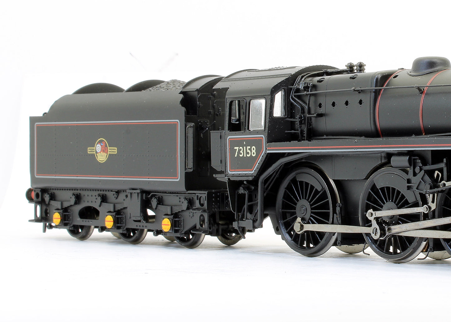 Pre-Owned 32-501 Standard Class 5MT 73158 BR Black L/Crest BR 1B Tender Steam Locomotive