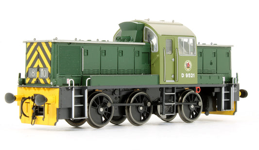 Pre-Owned 1404 Class 14 D9521 BR Green Diesel Locomotive
