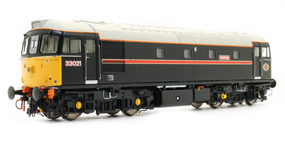 Class 33 Fragonset black 33021 Eastleigh Diesel Locomotive