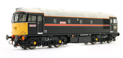 Class 33 Fragonset black 33021 Eastleigh Diesel Locomotive