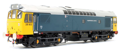 Pre-Owned Class 25 912 BR 'Tamworth Castle' Ice Cream Van Livery with silver roof Diesel Locomotive