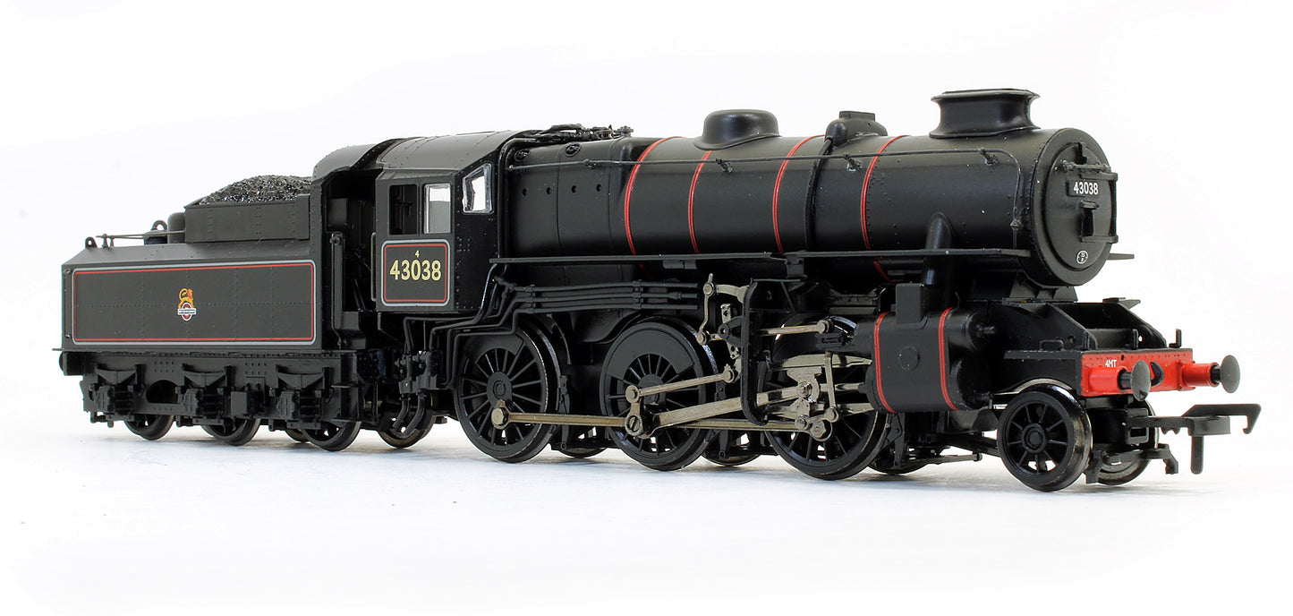 Pre-Owned 32-578 Ivatt Class 4 2-6-0 43038 BR Lined Black D/Chimney Early Emblem Steam Locomotive
