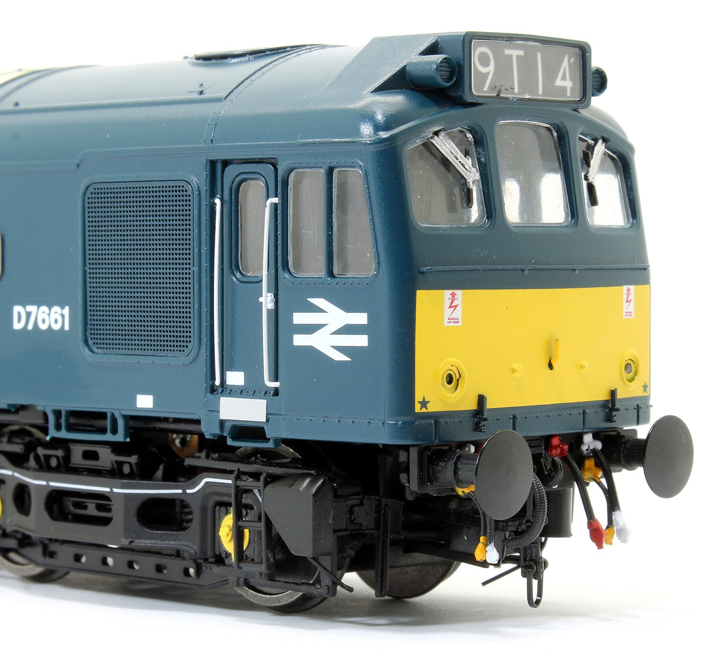 Class 25/3 - D7661 BR Early Blue with small yellow panels Diesel Locomotive