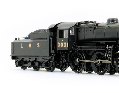Pre-Owned 32-575 Ivatt Class 4 3001 LMS Black Double Chimney Steam Locomotive