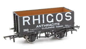7 Plank Mineral Wagon Rhigos Anthracite Cardiff No.260