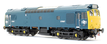 Class 25/3  D7667 BR Rail Blue with full yellow ensue (twin double arrows - 1000th loco built at Derby Works) Diesel Locomotive