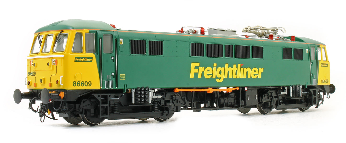 Class 86 609 Freightliner Green/Yellow Electric Locomotive