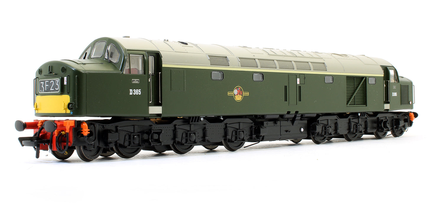Pre-Owned Class 40 D365 BR Green Small Yellow Warning Panels Diesel Locomotive