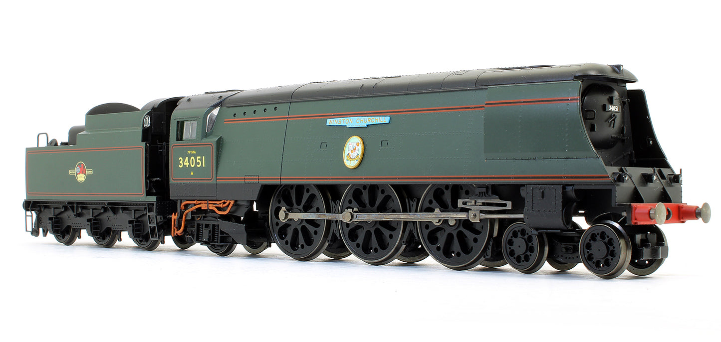 Pre-Owned R2385 BR 4-6-2 West Country Class 'Winston Churchill' Steam Locomotive