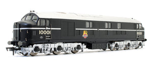 Pre-Owned BR Black 10001 With Large Early Crest (April 1951 - May 1954) Diesel Locomotive