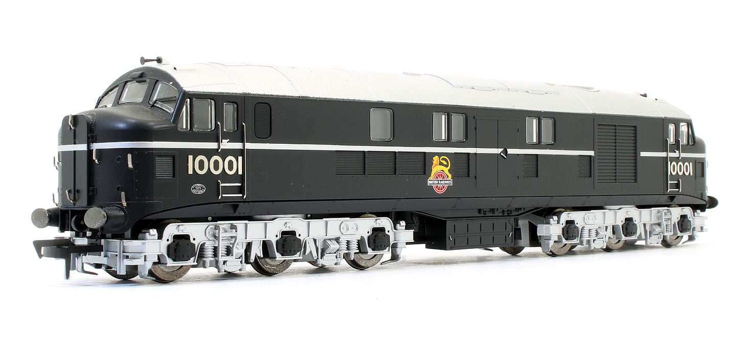 Pre-Owned BR Black 10001 With Large Early Crest (April 1951 - May 1954) Diesel Locomotive