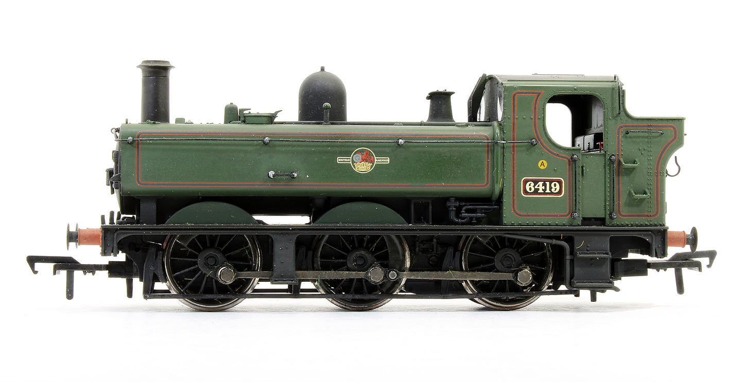 Pre-owned Class 64XX 6419 BR Lined Green Late Crest Steam Locomotive (Weathered)