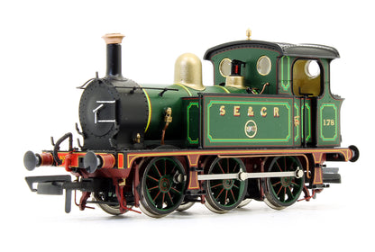 Pre-Owned SECR P Class 0-6-0T 178 in SE&CR full lined green (with brass)