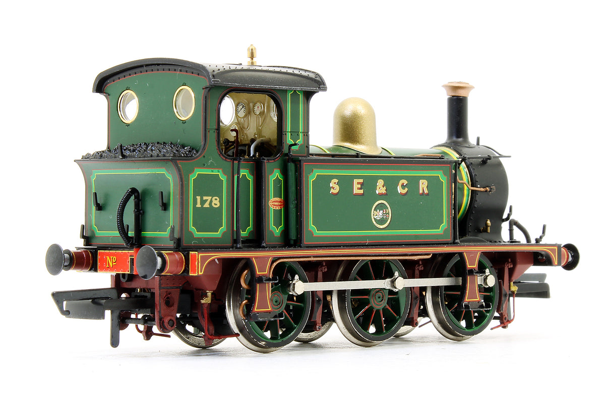 Pre-Owned SECR P Class 0-6-0T 178 in SE&CR full lined green (with brass)