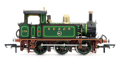 Pre-Owned SECR P Class 0-6-0T 178 in SE&CR full lined green (with brass)